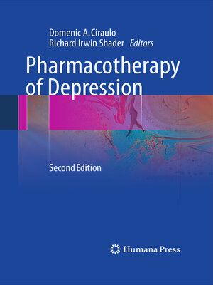 cover image of Pharmacotherapy of Depression